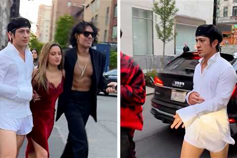 Pantless Hudson Williams Ditched at Wrong Hotel at 6 AM After Met Gala Partying, on Video
