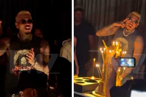 Chris Brown Celebrates 37th Birthday With Private Las Vegas Party
