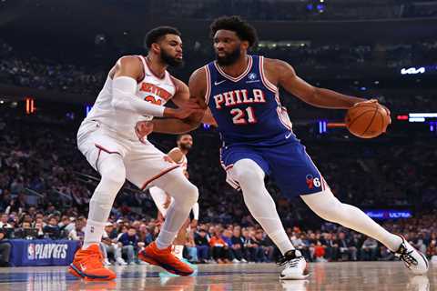 Joel Embiid out for Game 2 vs. Knicks in injury stunner