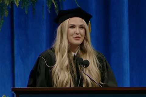 Erika Kirk Pushes 'Get Married Young' Message During Commencement Speech