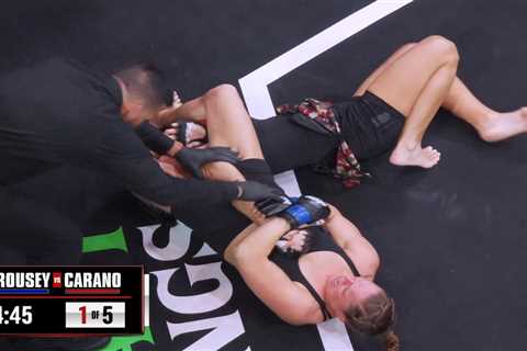 Ronda Rousey only needs 17 seconds to defeat Gina Carano in stunning end to anticipated fight