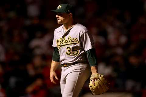 Angels’ Adam Frazier, Zach Neto ruin A’s J.T. Ginn’s bid at history: ‘Crazy game’