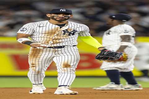 Yankees’ Jose Caballero makes costly error in first game off injury list as Anthony Volpe sat