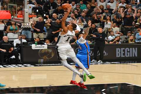 Victor Wembanyama, Spurs overpower Thunder in Game 4 rout to even series