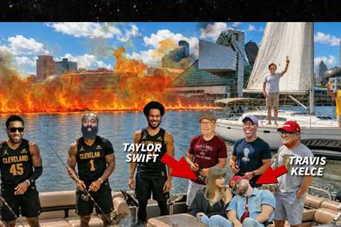 Taylor Swift, Travis Kelce Get 'Gone Fishing' Treatment on 'Inside The NBA'