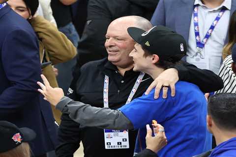 Timothée Chalamet’s epic Knicks celebration includes includes Leon Rose embrace: ‘Motherf–king..