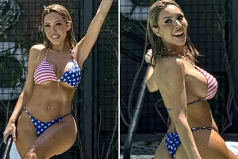 Farrah Abraham Wears Skimpy American Flag Bikini For Memorial Day