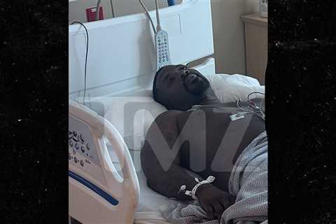 New Photos Show Ray J In Hospital After Being Knocked Out By Supa Hot Fire