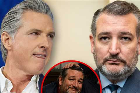 Gavin Newsom Mocks 'Good Boy' Ted Cruz With A.I. Photo of Senator as Dog