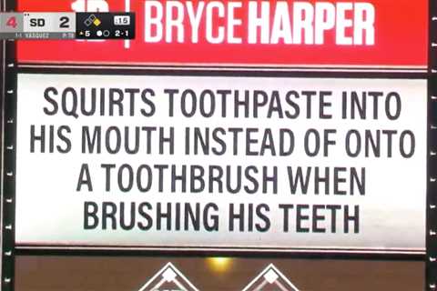 Padres troll Bryce Harper for viral video
