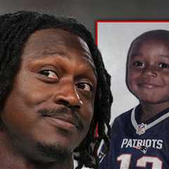 A.J. Brown Called Out For A.I.-Generated Childhood Pic In Tom Brady Jersey