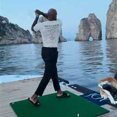 LeBron James stirs up controversy with video hitting golf balls into Italian sea