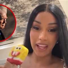 Cardi B Says Trump Brought 'Dark' Energy to NBA Finals Game 3