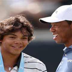 Charlie Woods could caddie at US Open after top amateur pal qualifies