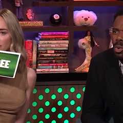 'Disclosure Day' Stars Emily Blunt and Colman Domingo Joke About Sexting Each Other