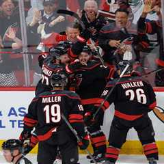 Hurricanes roll on home ice in Game 5 to move one win away from Stanley Cup title