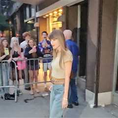 Taylor Swift Stays Overnight at NYC Music Studio Ahead of Travis Kelce Wedding