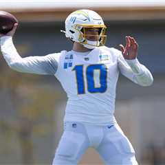 Jim Harbaugh explains Justin Herbert’s unusual offseason workload management