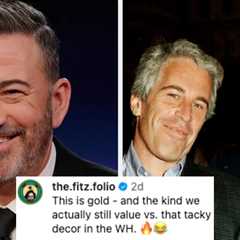 Jimmy Kimmel Just Trolled Donald Trump's Alleged Jeffrey Epstein Ties, And People Are Loving It