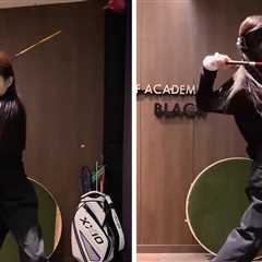 BLACKPINK's Jennie Shows Off Impressive Golf Swing
