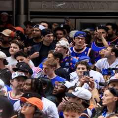 German soccer star Thomas Muller marvels at ‘massive’ crowd during Knicks parade