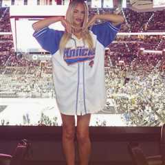 Jaxson Dart’s girlfriend Marissa Ayers gushes over Knicks’ title in her ‘New York rookie year’