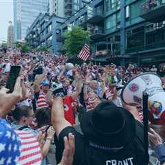 Watch: World Cup fans take over Seattle ahead of USA vs Australia