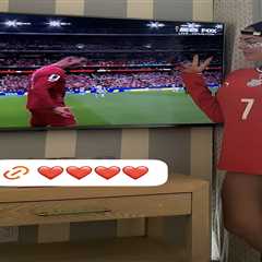 Georgina Rodriguez wears Cristiano Ronaldo jersey — and not much else — in World Cup celebration