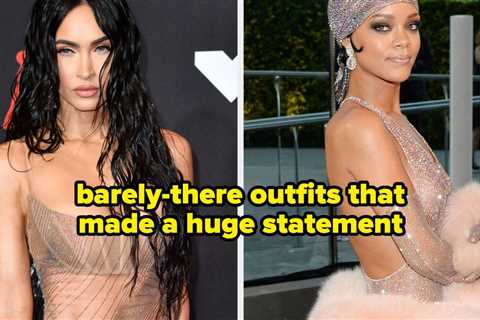 40 Of The Most Naked Outfits To Ever Grace A Red Carpet Over The Years