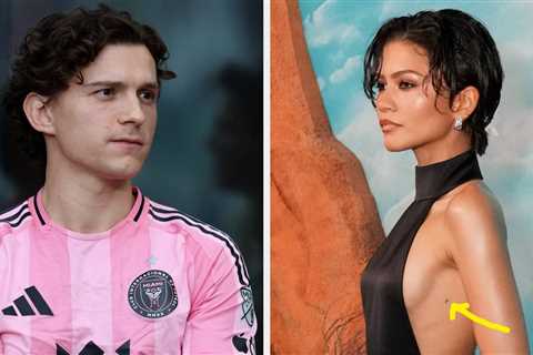 Tom Holland Showed A Glimpse Of His Zendaya-Inspired Tattoo