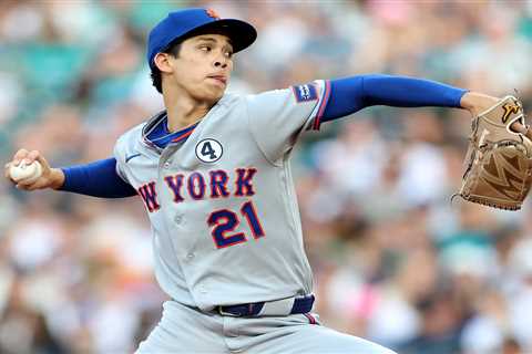 Mets send Jonah Tong back to minors to work on control issues