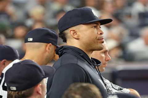 Giancarlo Stanton takes live batting practice again with Yankees hoping for return ‘sooner rather..