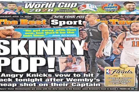 Knicks fans outraged over Victor Wembanyama escaping NBA punishment for Jalen Brunson shove:..