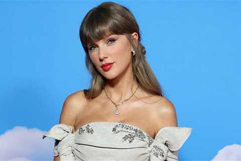 Taylor Swift Stuns In Wedding-Inspired Dress at Toy Story 5 Premiere