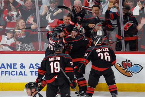 Hurricanes roll on home ice in Game 5 to move one win away from Stanley Cup title