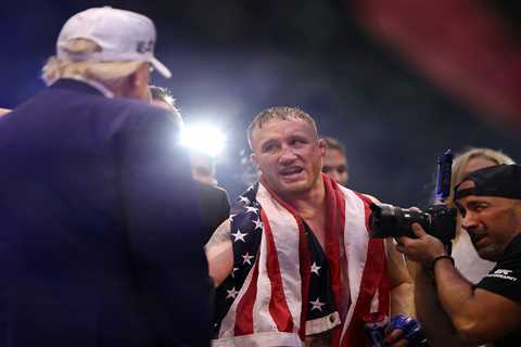 Justin Gaethje and Ciryl Gane take home belts at one-of-a-kind UFC Freedom 250