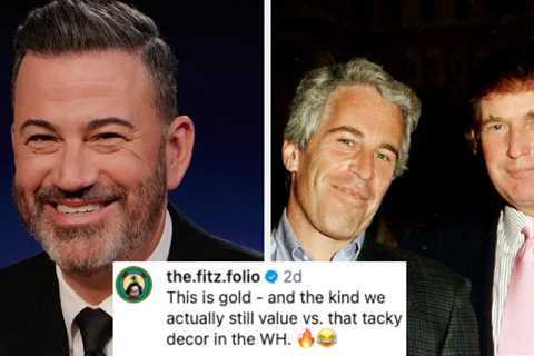 Jimmy Kimmel Just Trolled Donald Trump's Alleged Jeffrey Epstein Ties, And People Are Loving It