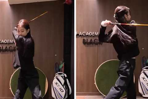 BLACKPINK's Jennie Shows Off Impressive Golf Swing