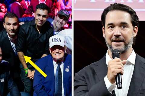 Alexis Ohanian Just Explained Why He Attended Trump's UFC Event After Facing Backlash