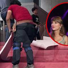 Taylor Swift Wedding: Employees Tear Up Red Carpet at MSG, Supposed to Be Purple