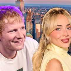 Sabrina Carpenter, Ed Sheeran Spotted in New York Ahead of Taylor Swift Wedding