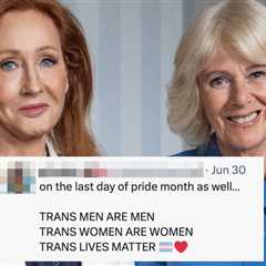 Queen Camilla's Photo With J.K. Rowling During Pride Month Is Drawing Serious Criticism