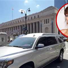 Taylor Swift Arrives at Madison Square Garden Ahead of Travis Kelce Wedding
