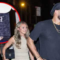 Taylor Swift Guests Leave Rehearsal Dinner With Gift Boxes, Possible Wedding Logo