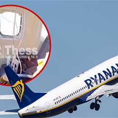 Ryanair Passenger Nearly Sucked Out of Broken Window During Flight