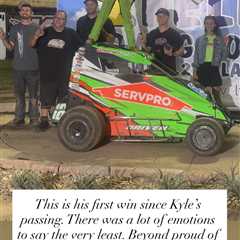 Kyle Busch’s 11-year-old son wins race two months after dad’s death with mom ‘so proud and so..