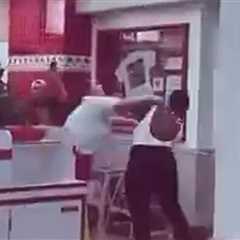 In-N-Out Fight Breaks Out Between Employee & Customer, on Video!