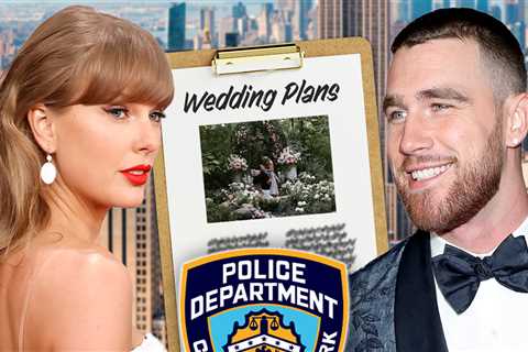 Taylor & Travis Wedding: NYPD Officer Holds Packet of Plans