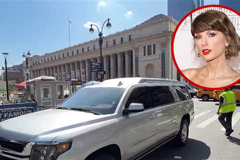 Taylor Swift Arrives at Madison Square Garden Ahead of Travis Kelce Wedding