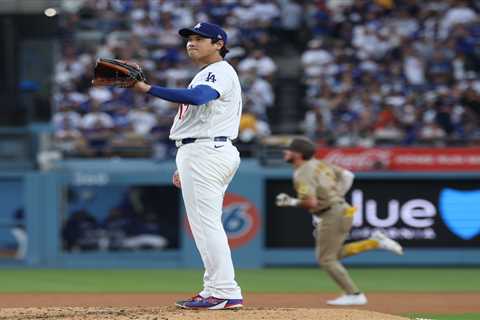 Shohei Ohtani removed early after six-inning start in Dodgers worry